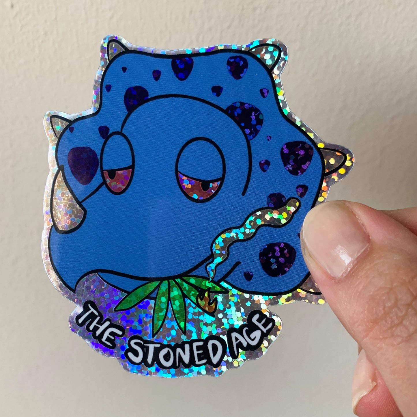 The Stoned Age Glitter Sticker