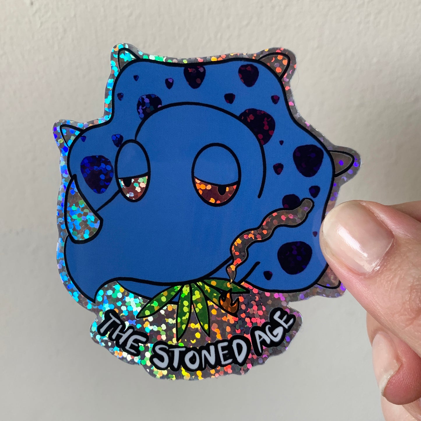 The Stoned Age Glitter Sticker